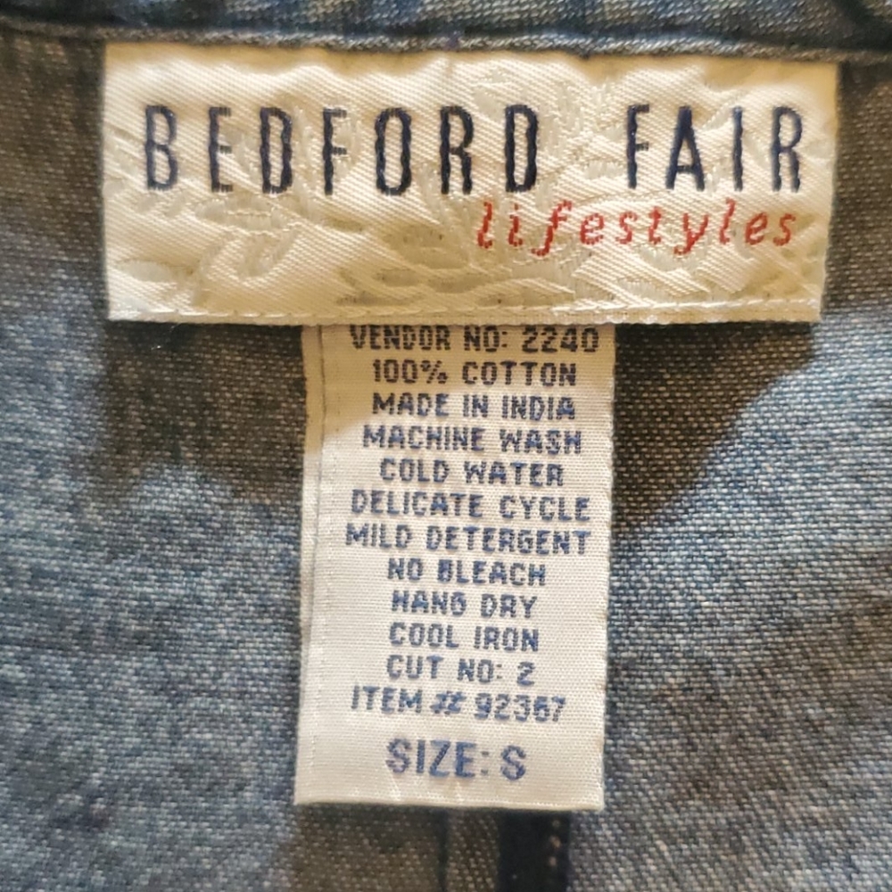 Vintage Bedford Fair Denim Dress - Picture 11 of 16